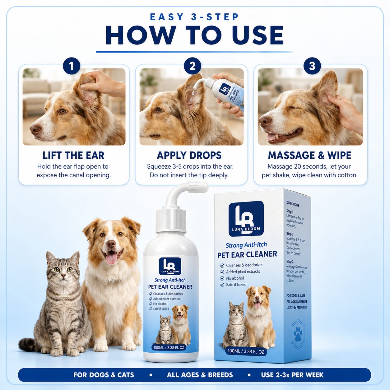 Luna Bloom™ — Pet Ear Drops