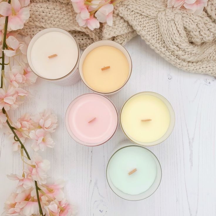 Luna Bloom Scented Shot Glass Candle Collection
