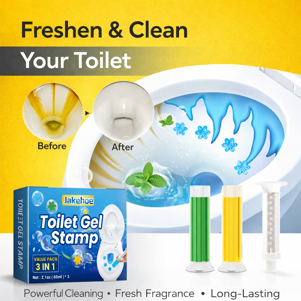 AquaFreshDrop™ Toilet Gel Cleaner Stamps