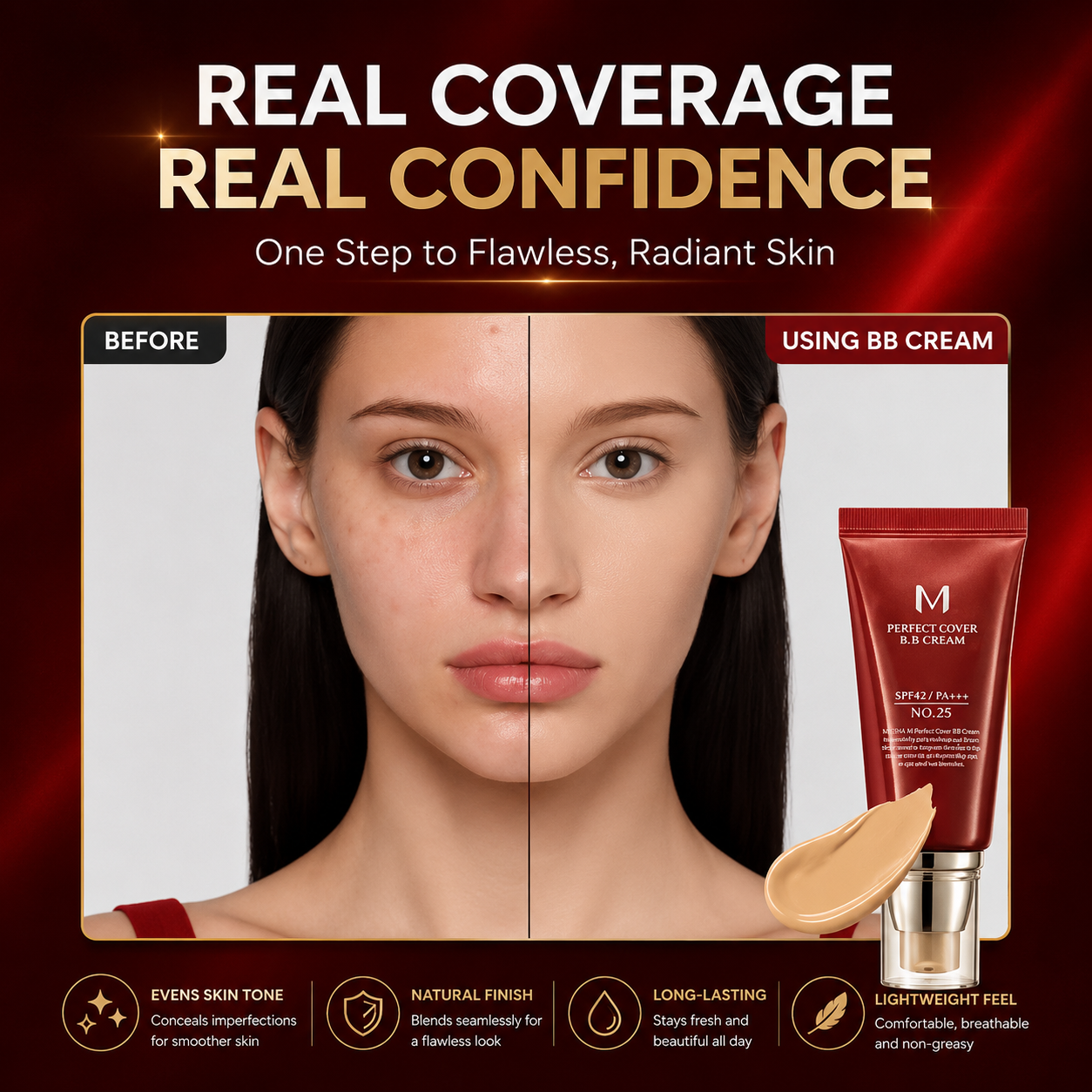 VelouraSkin™ Radiant BB Cream Coverage