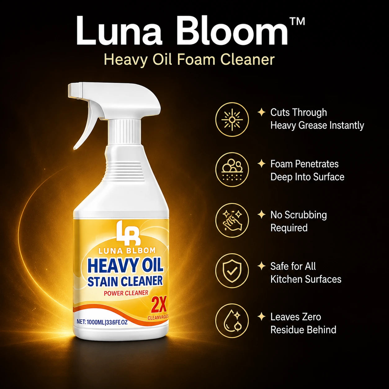 Luna Bloom™ Heavy Oil Foam Cleaner