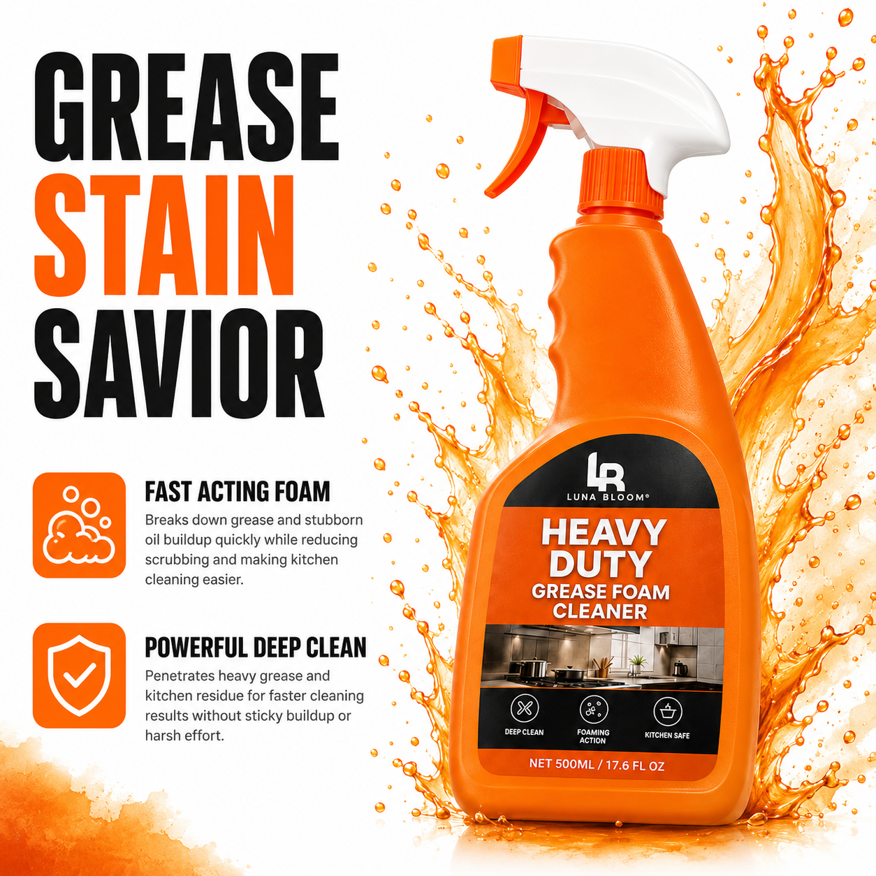 Luna Bloom Heavy Duty Foam Cleaner