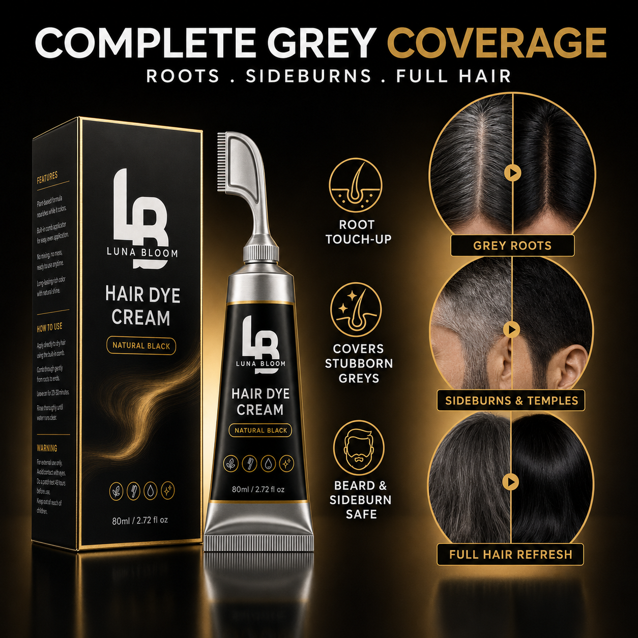 Luna Bloom Hair Dye Cream