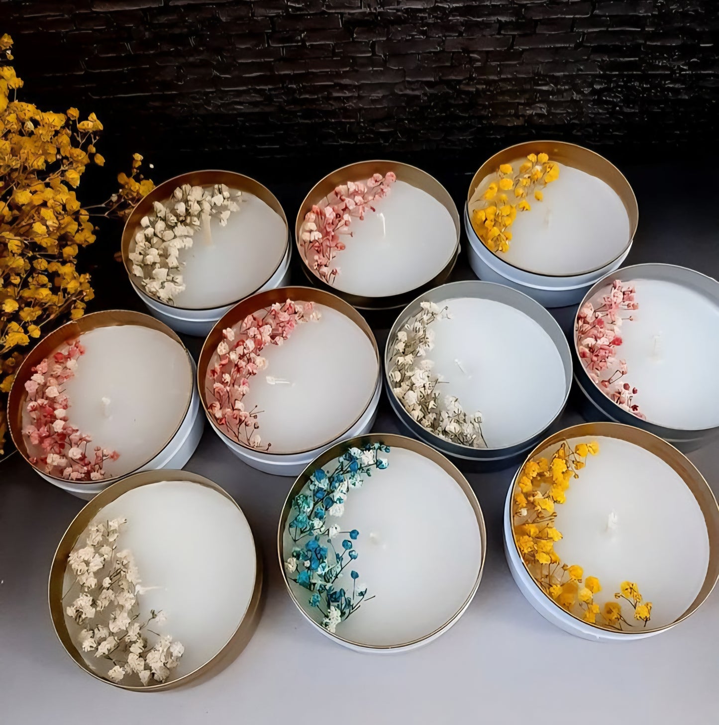 Bloom & Ember – Mini Botanical Candle Tin