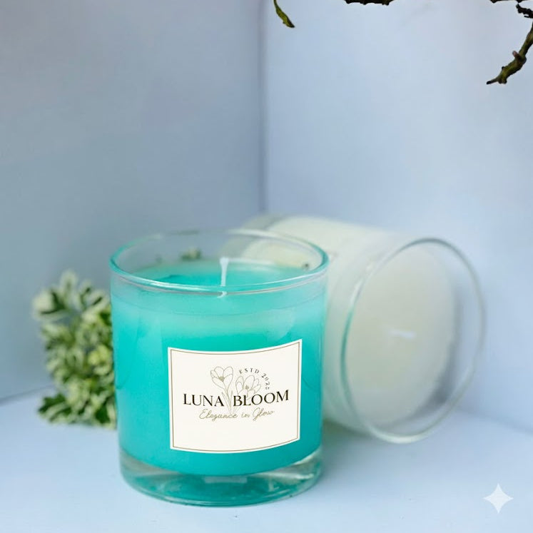 Luna Bloom Scented Shot Glass Candle Collection