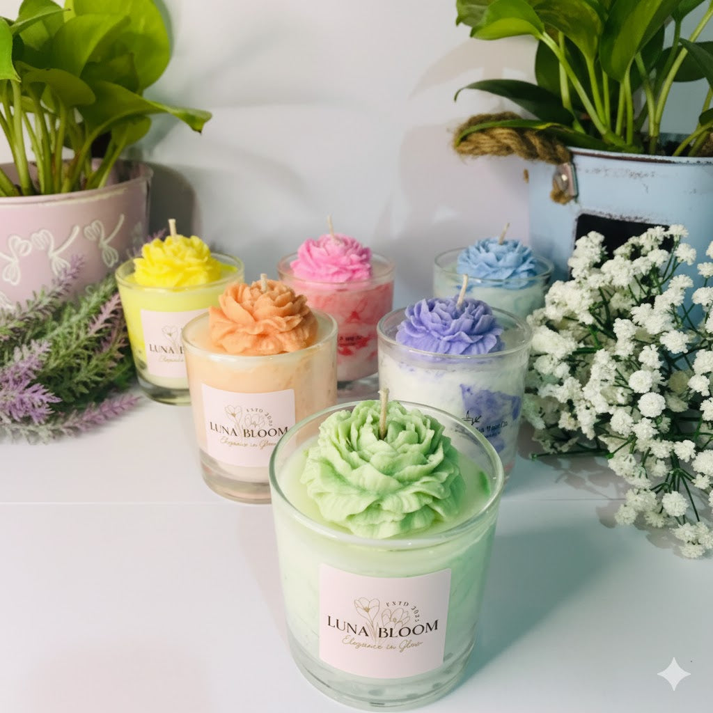 Peony Blossom Scented Candle