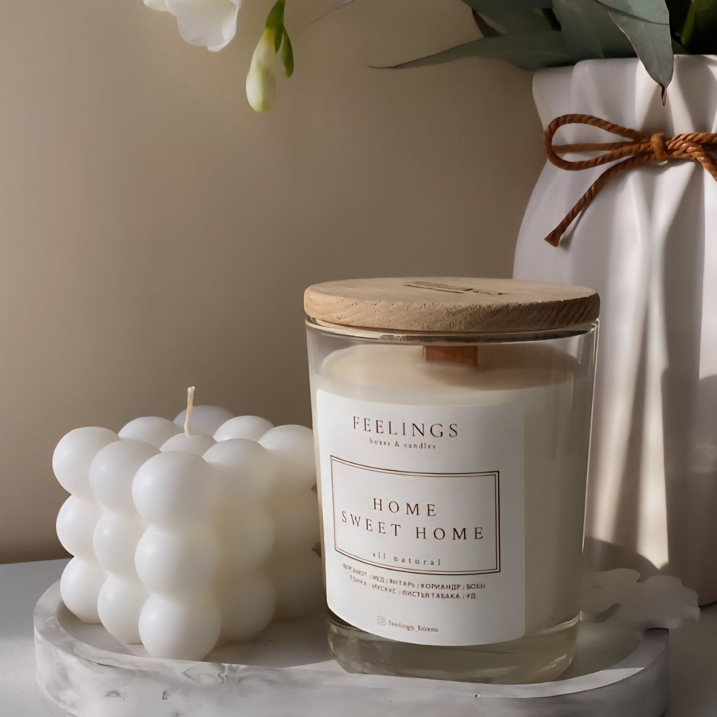 French Vanilla Luxury Scented Candle