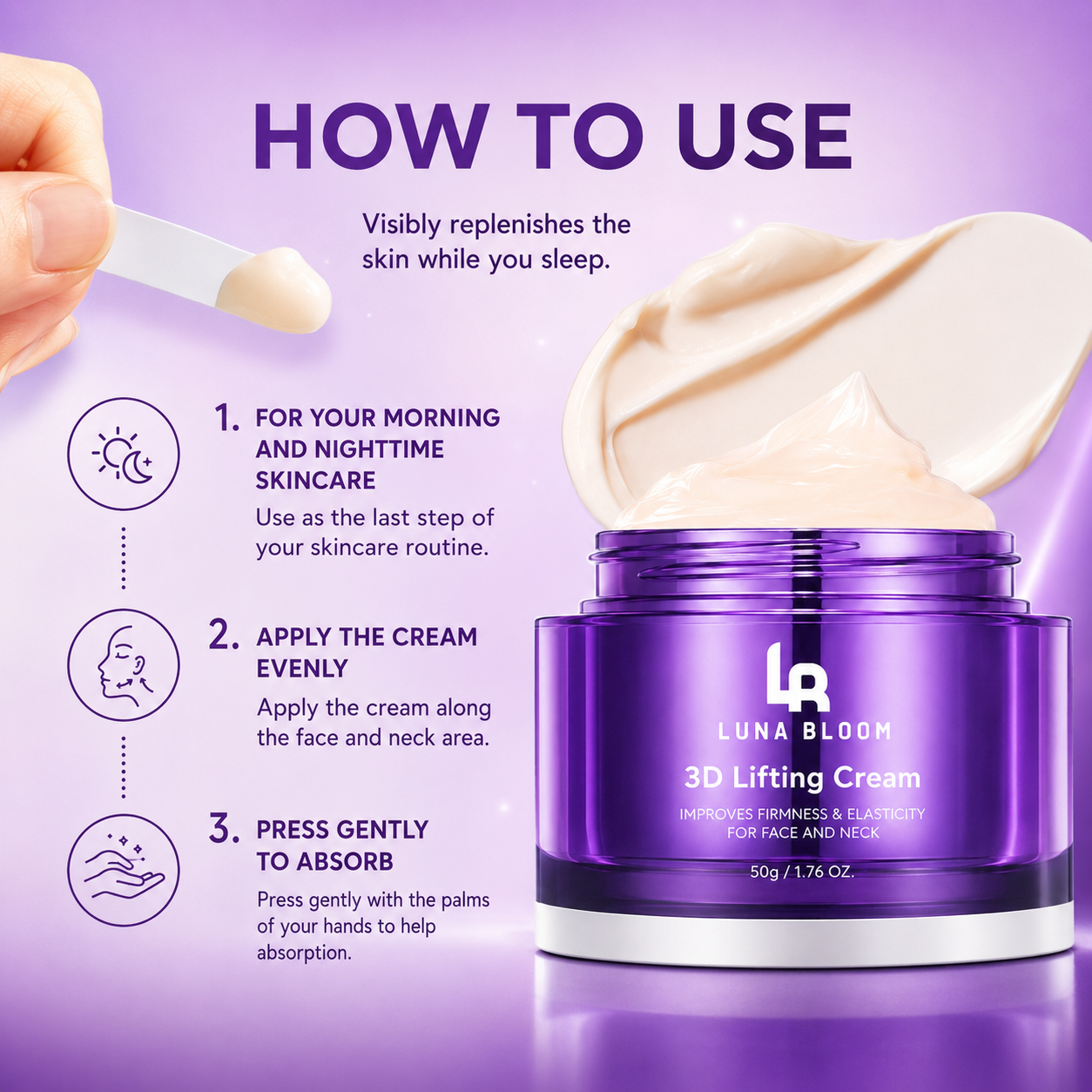 Luna Bloom 3D Lifting Cream