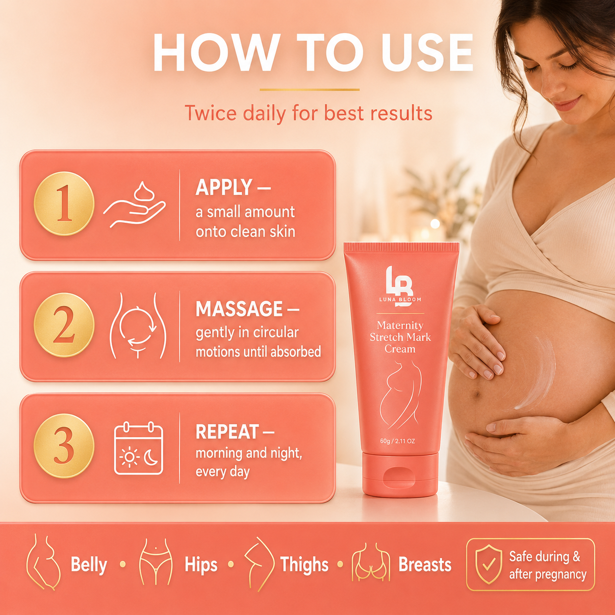 Luna Bloom™ — Stretch Mark Cream