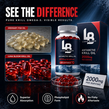 Luna Bloom™ Antarctic Krill Oil - Multi Functional Supplement