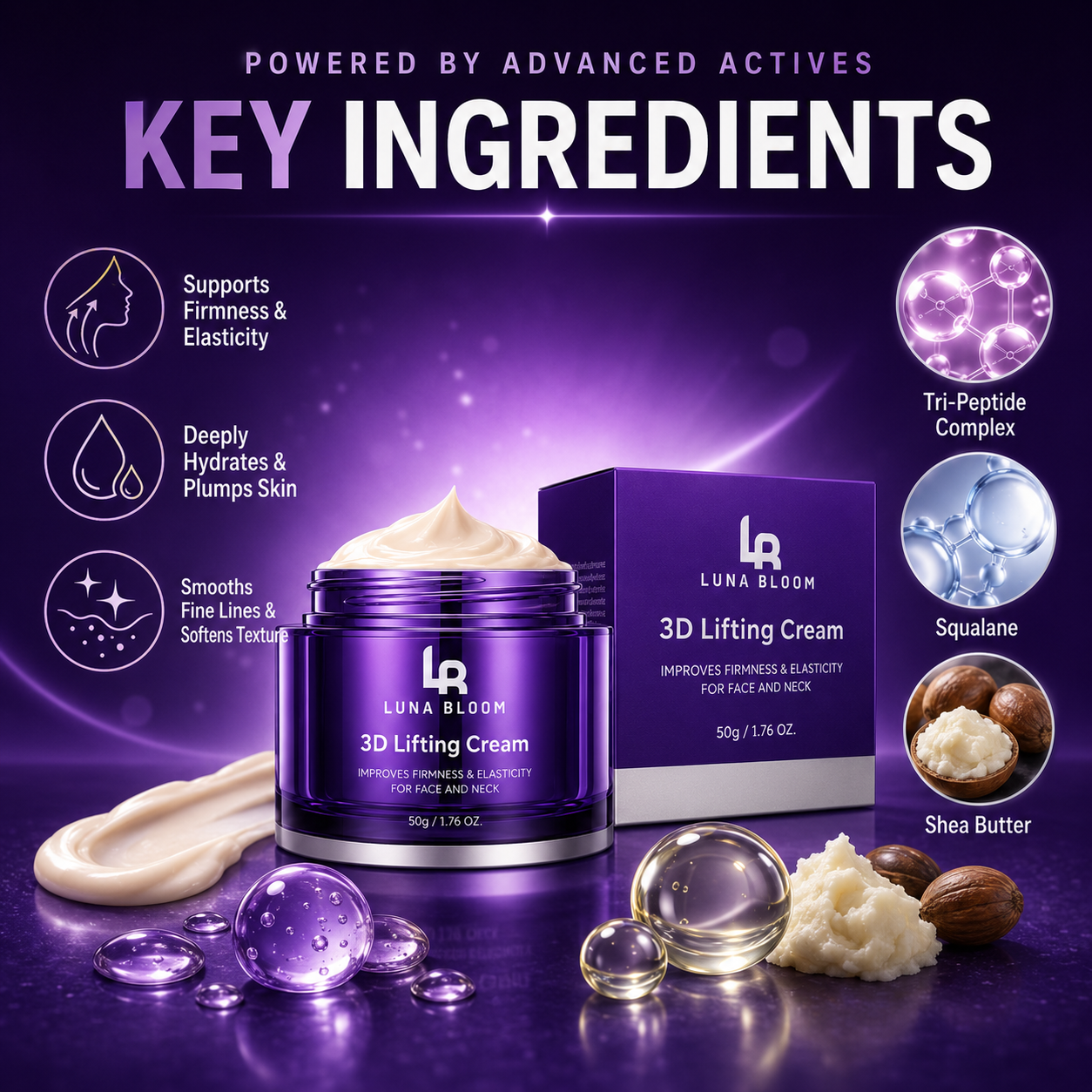 Luna Bloom 3D Lifting Cream