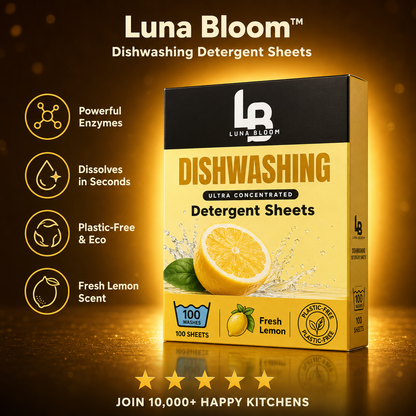 Luna Bloom™ Dishwashing Detergent Sheets