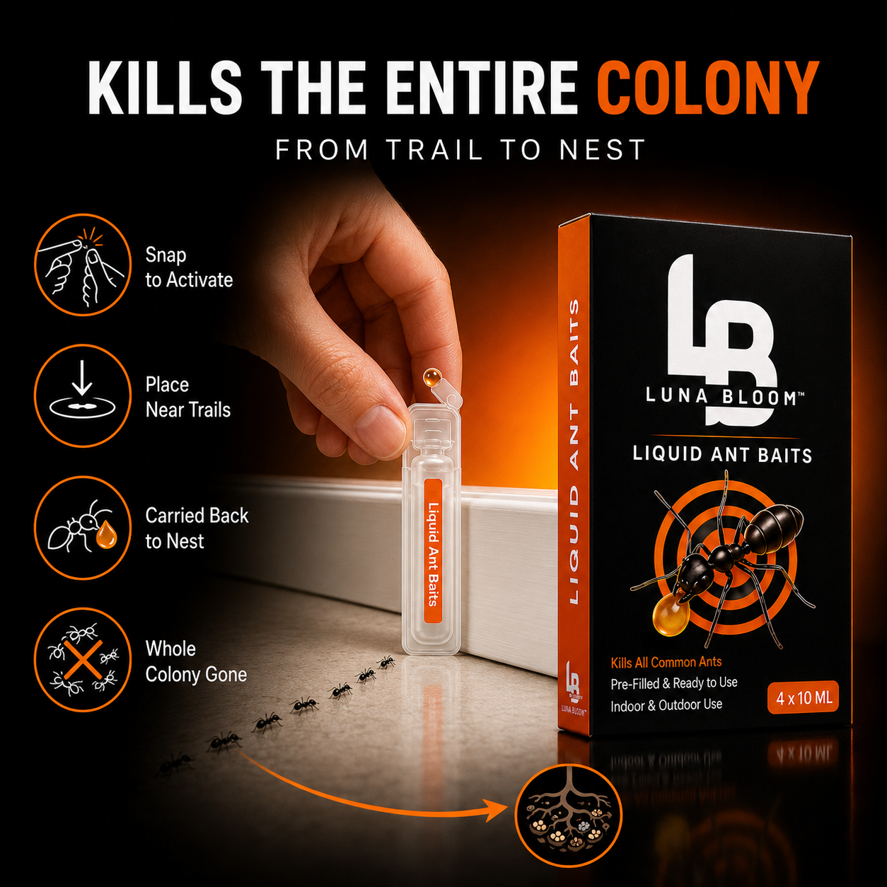Luna Bloom Liquid Ant Baits