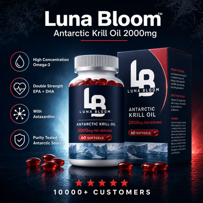 Luna Bloom™ Antarctic Krill Oil - Multi Functional Supplement