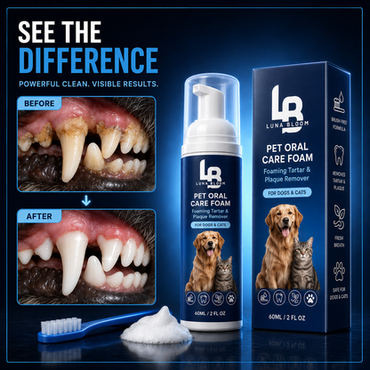 Luna Bloom™ Pet Oral Care Foam