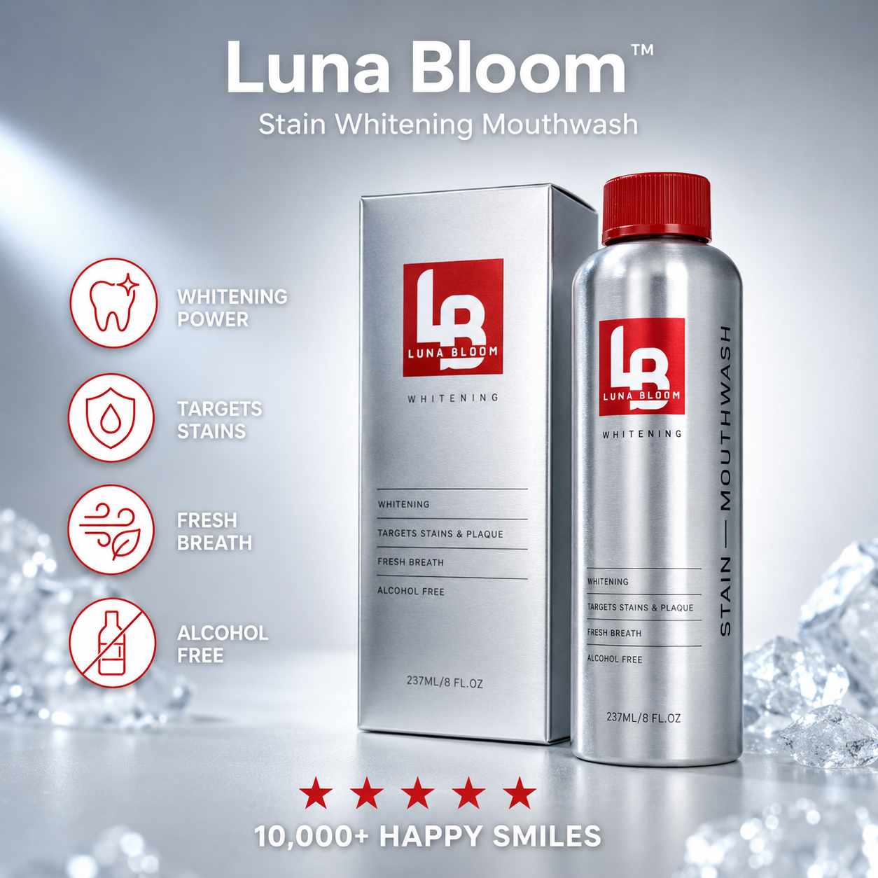 Luna Bloom™ Stain Whitening Mouthwash