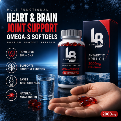 Luna Bloom™ Antarctic Krill Oil - Multi Functional Supplement
