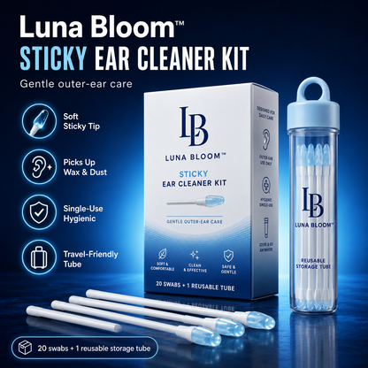 Luna Bloom Sticky Ear Cleaner Kit