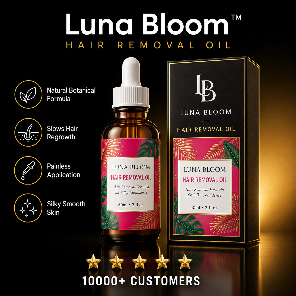 Luna Bloom™ — Hair Removal Oil