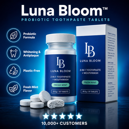 Luna Bloom™ — Solid Toothpaste Tablets