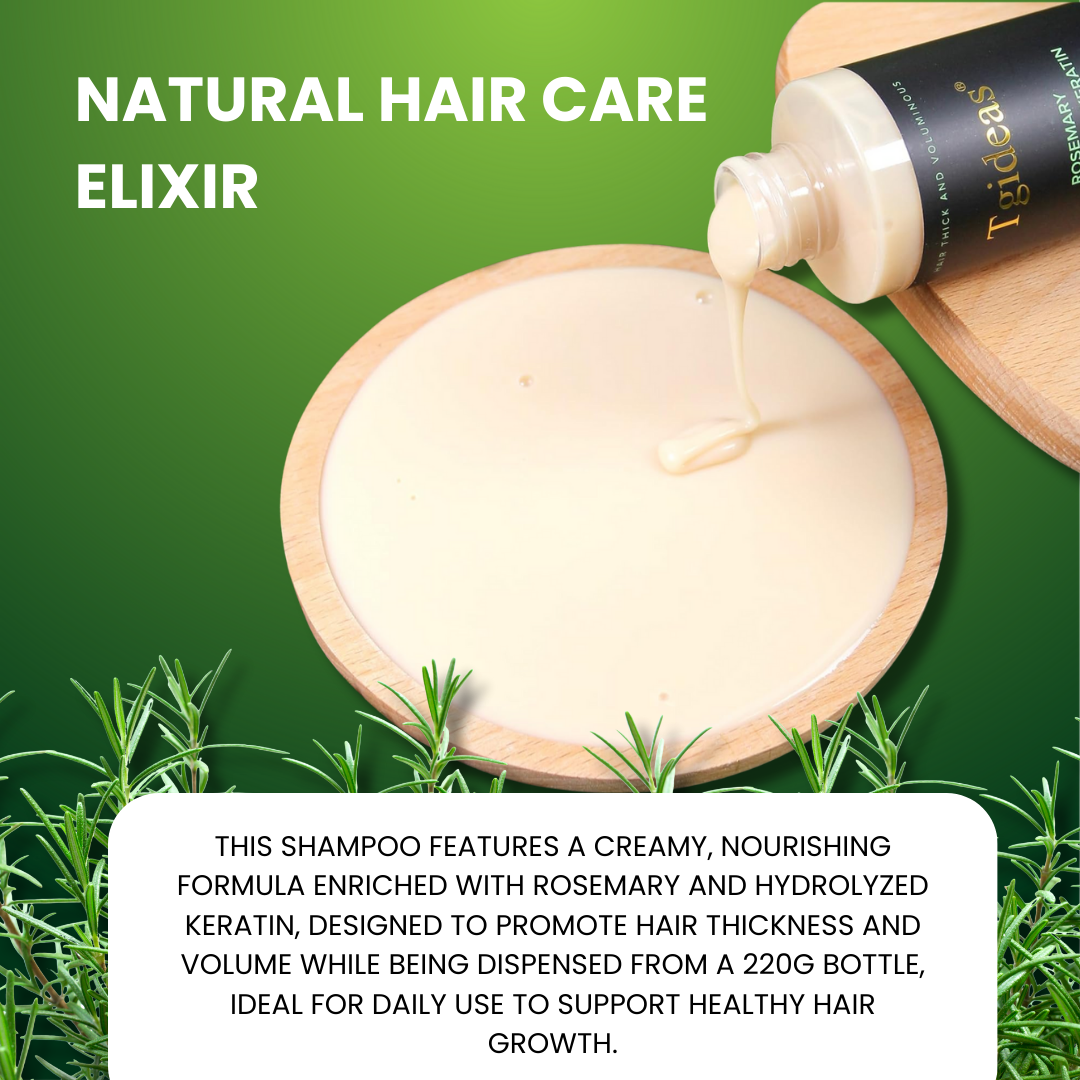 Tgideas® - Rosemary Hydrolyzed Keratin Shampoo