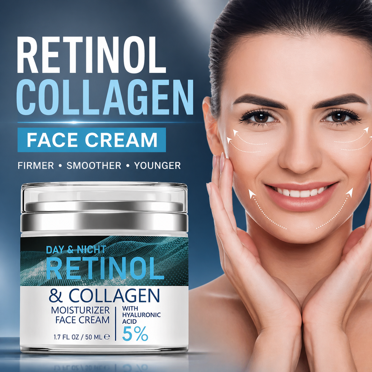 RevitaGlow™ Retinol Collagen Face Cream