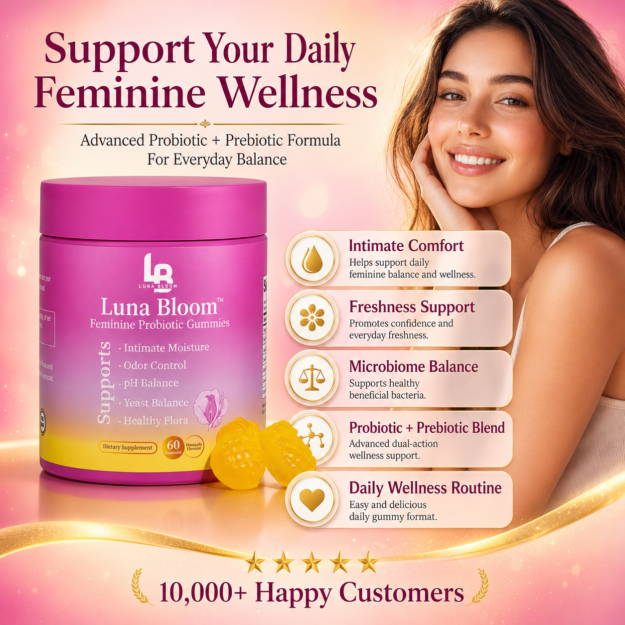 Luna Bloom™ Feminine Probiotic Gummies
