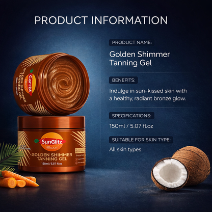 SunGlitz™ Golden Shimmer Tanning Gel