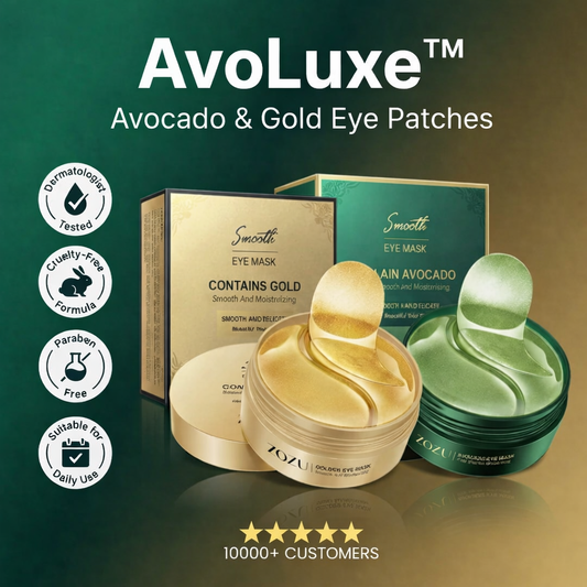AvoLuxe™ Avocado & Gold Eye Patches