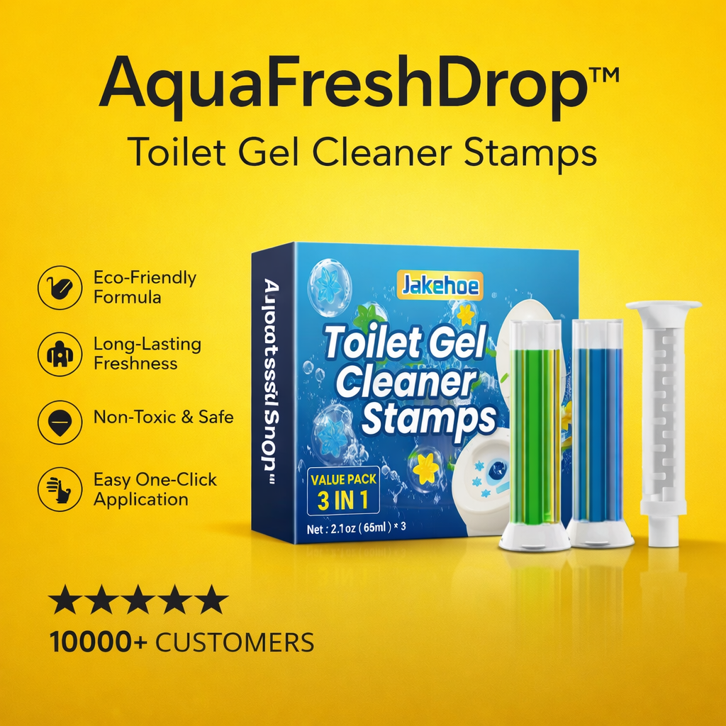 AquaFreshDrop™ Toilet Gel Cleaner Stamps