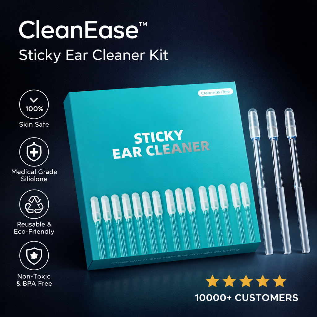 CleanEase™ Sticky Ear Cleaner Kit