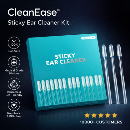 CleanEase™ Sticky Ear Cleaner Kit