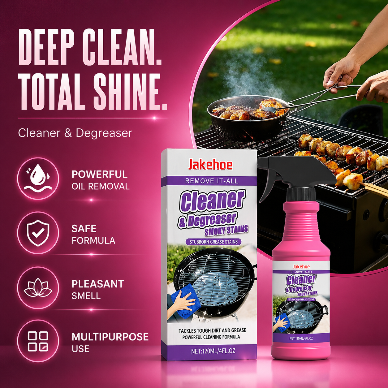 Jakehoe™ Heavy-Duty Degreasing Spray