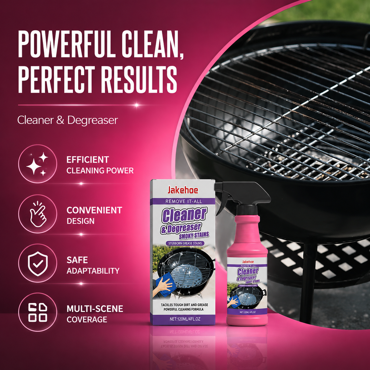 Jakehoe™ Heavy-Duty Degreasing Spray
