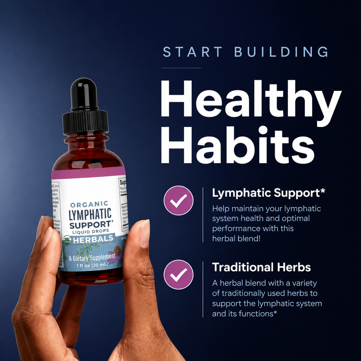 LymphaPure™ Organic Lymphatic Support Drops
