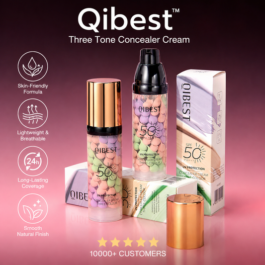 Qibest™ Three Tone Concealer Cream