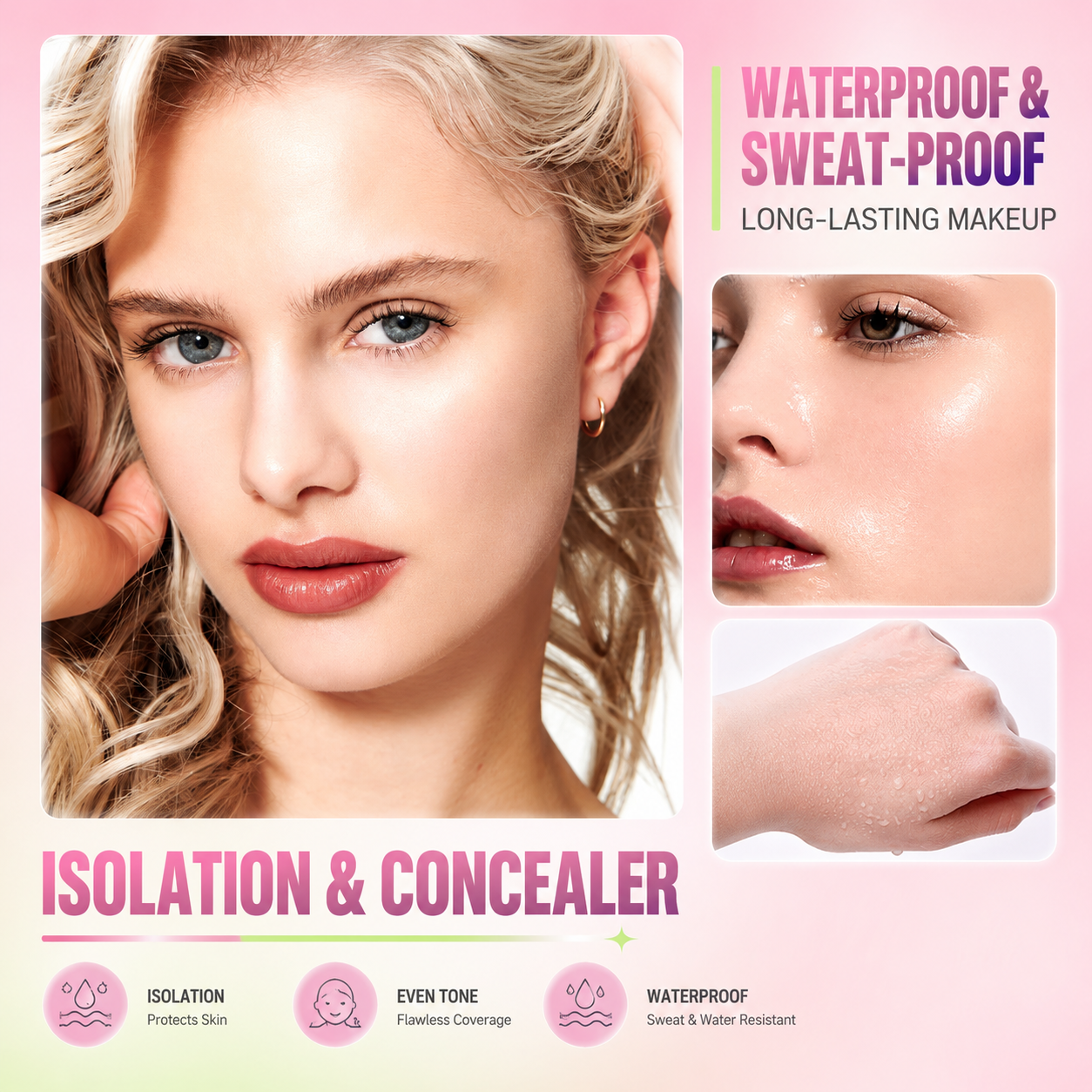 Qibest™ Three Tone Concealer Cream