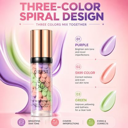 Qibest™ Three Tone Concealer Cream