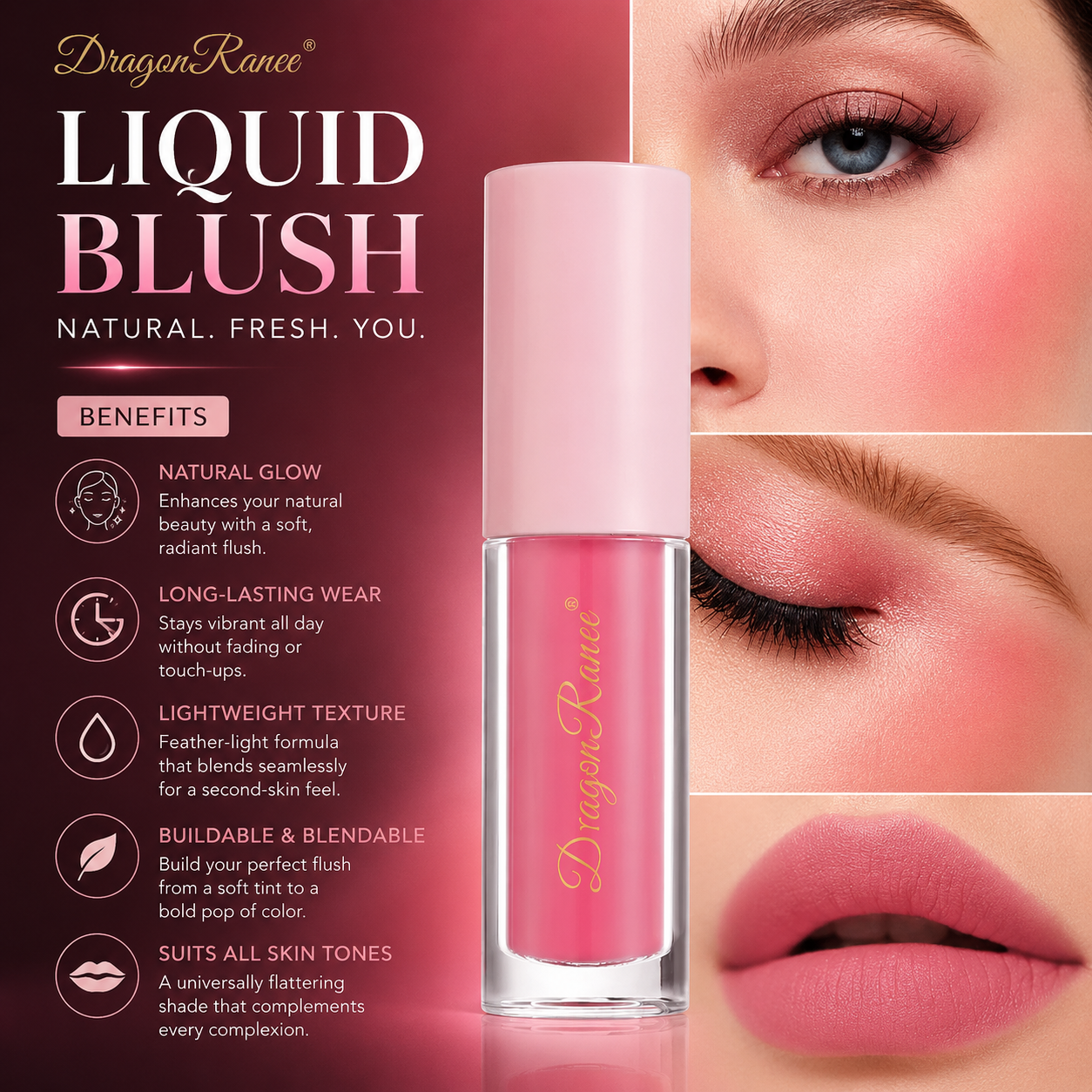 BlushBelle™ Velvet Glow Blush Tint