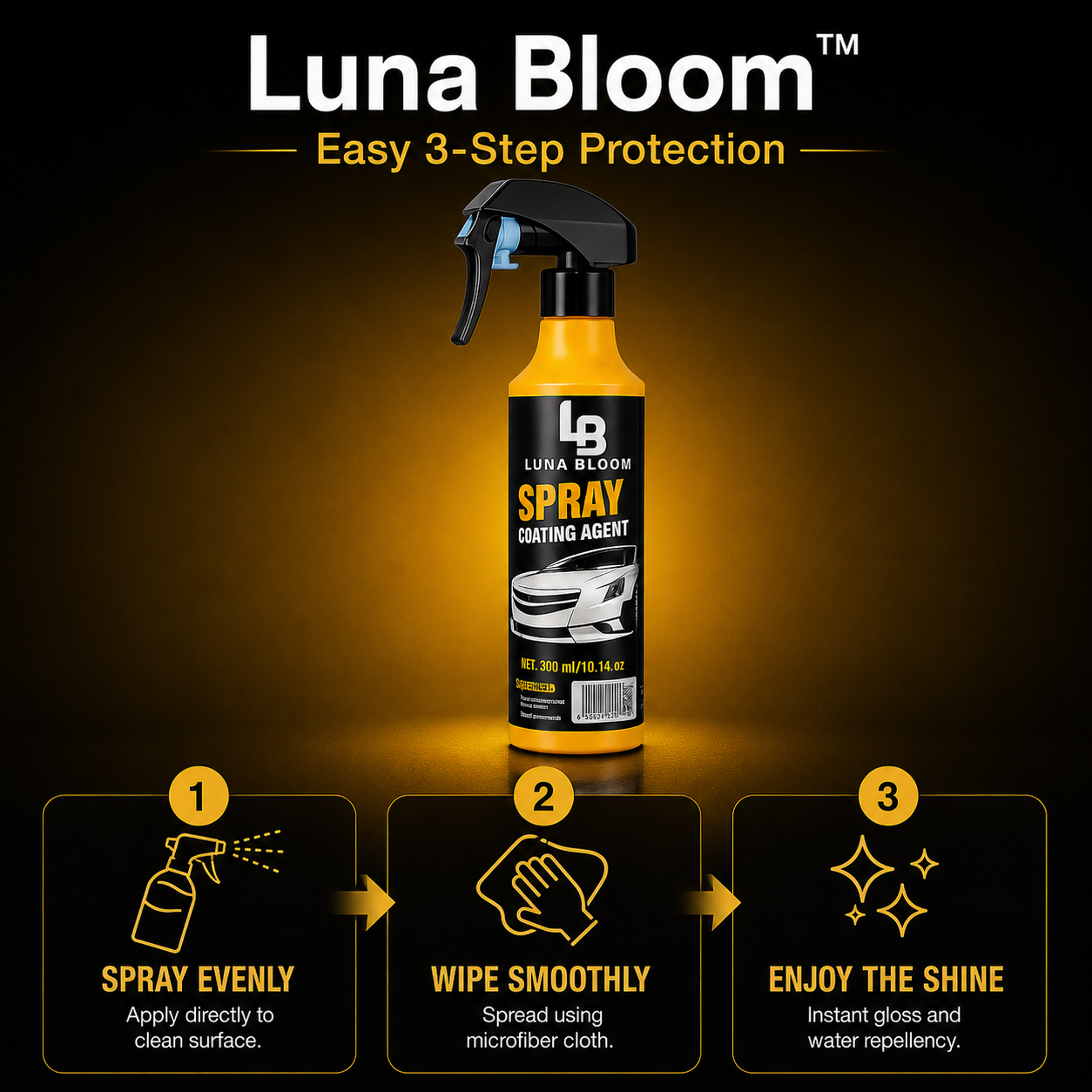 Luna Bloom™ Car Coating Spray