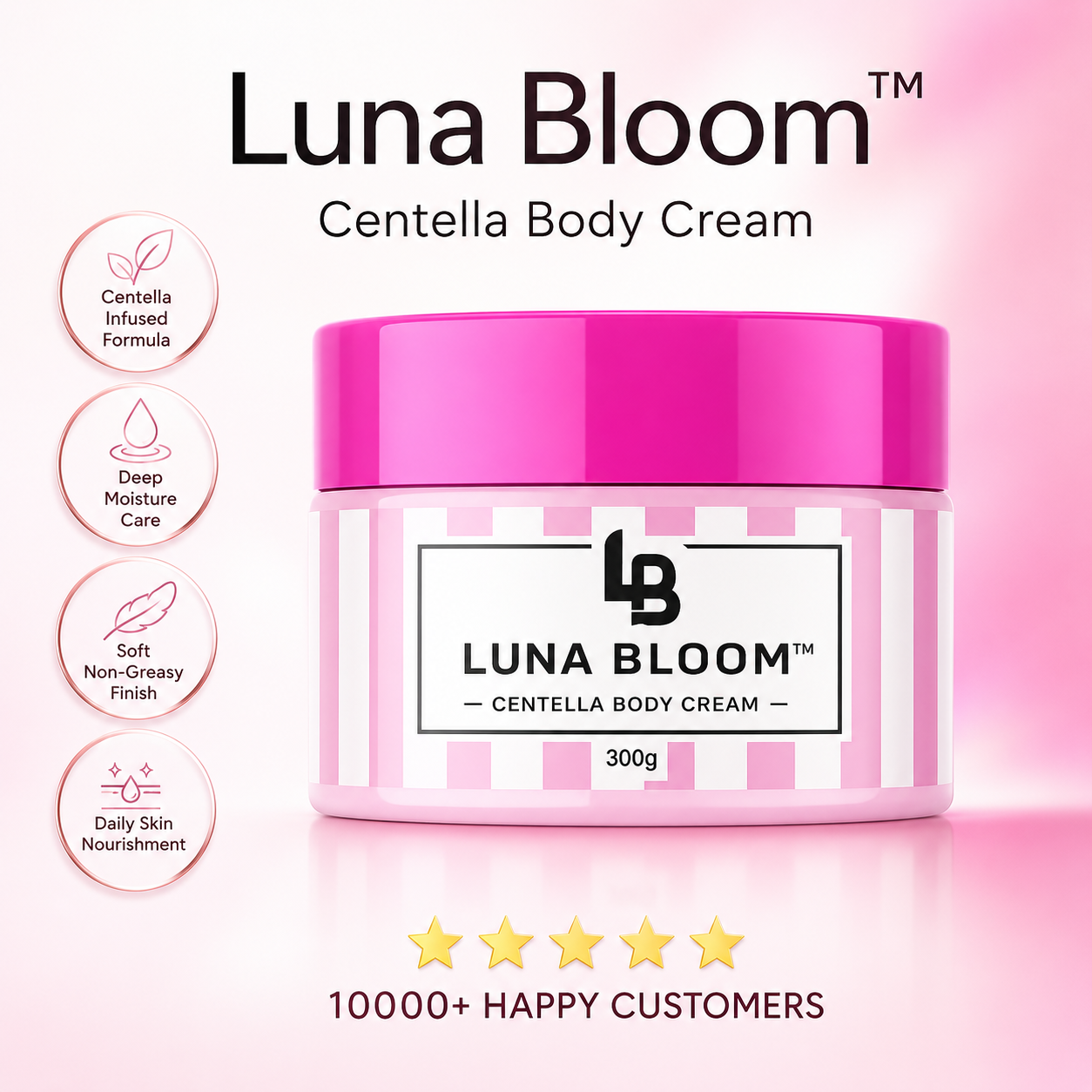 Luna Bloom™ Centella Body Cream