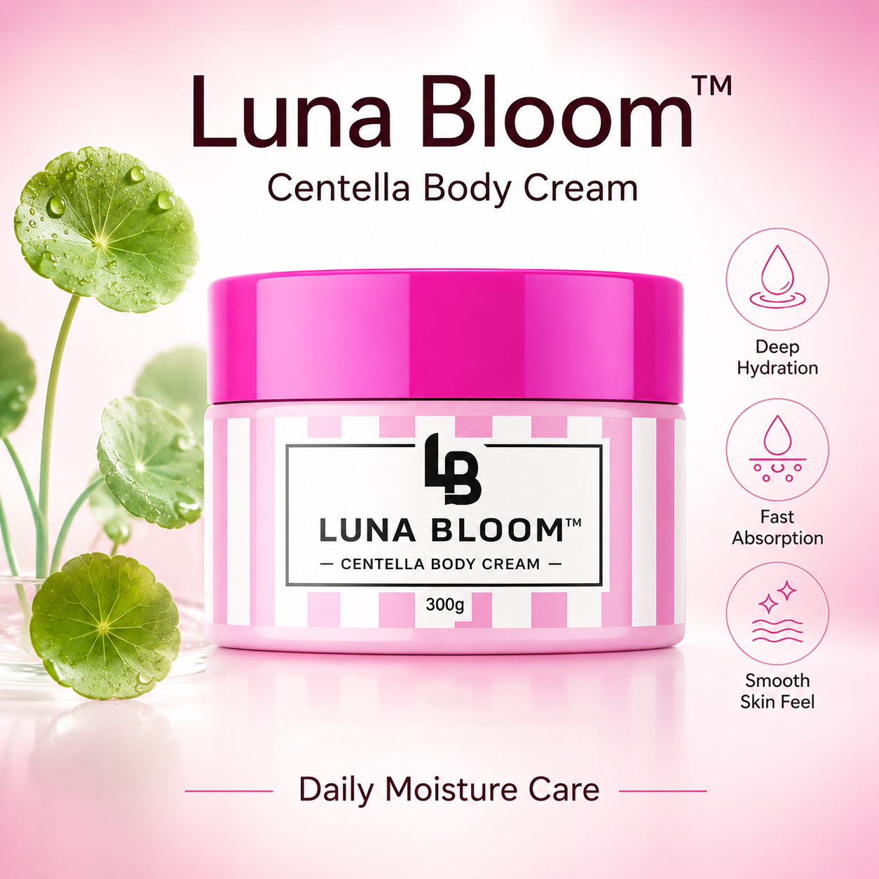 Luna Bloom™ Centella Body Cream