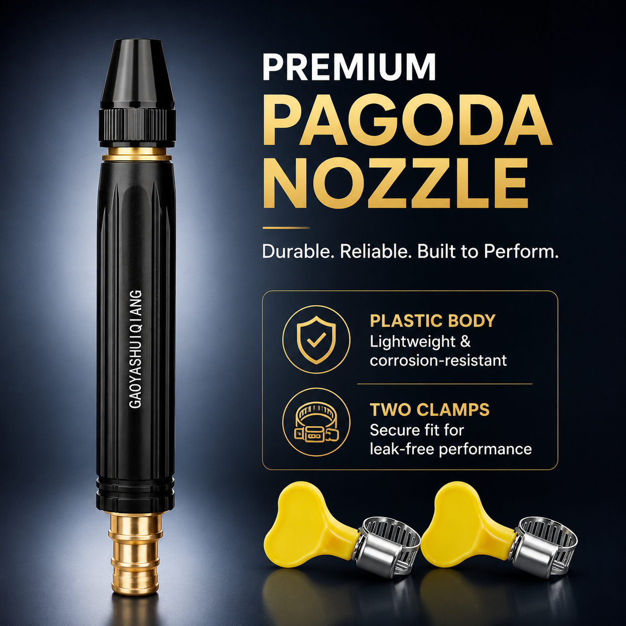 HydroJetX™ Portable Pressure Wash Nozzle