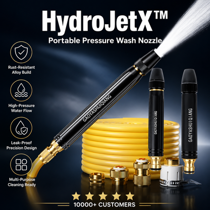HydroJetX™ Portable Pressure Wash Nozzle