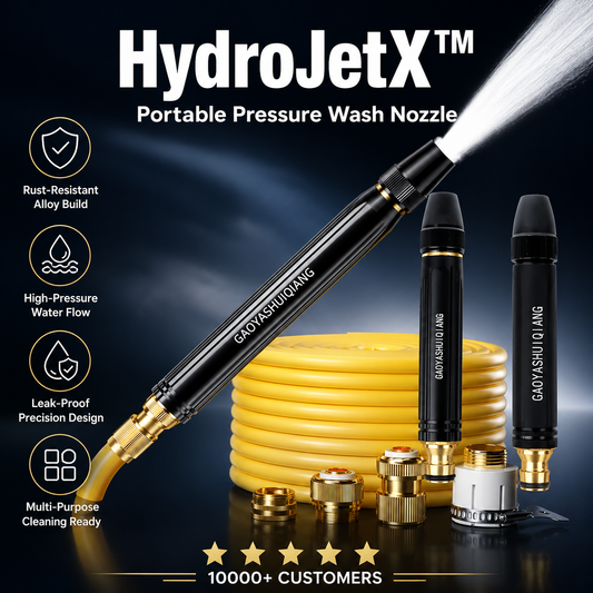 HydroJetX™ Portable Pressure Wash Nozzle