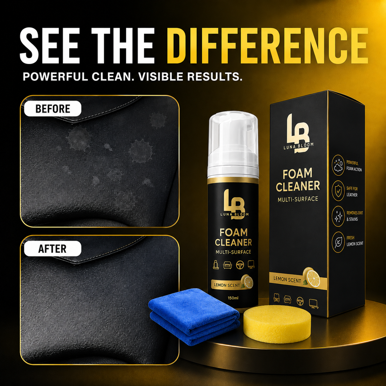 Luna Bloom™ Multi-Surface Foam Cleaner