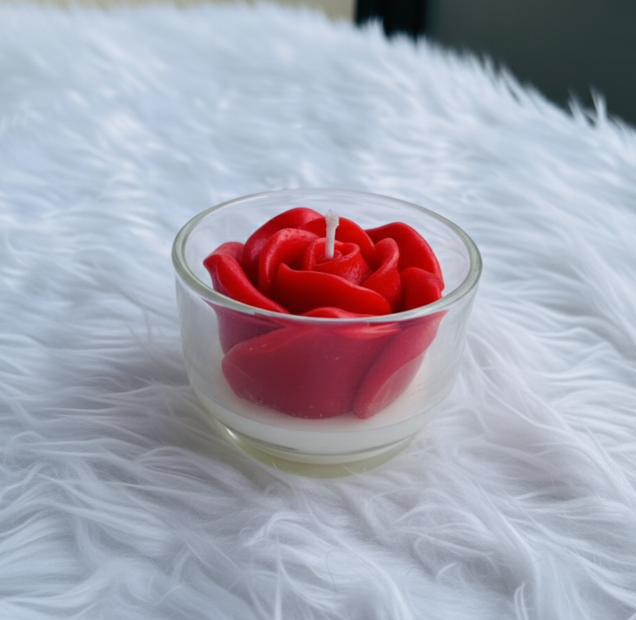 Rose Bloom Scented Candle