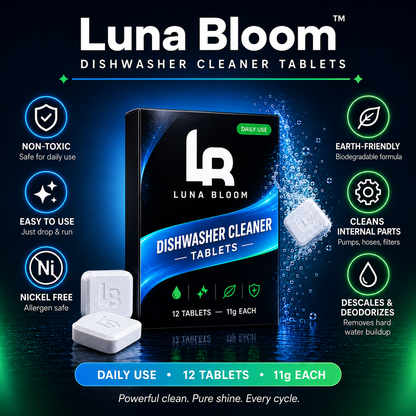 Luna Bloom Dishwasher Cleaner Tablets