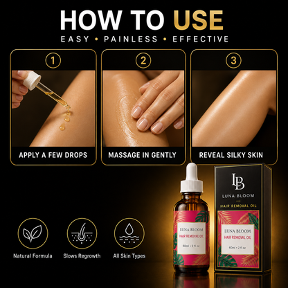 Luna Bloom™ — Hair Removal Oil