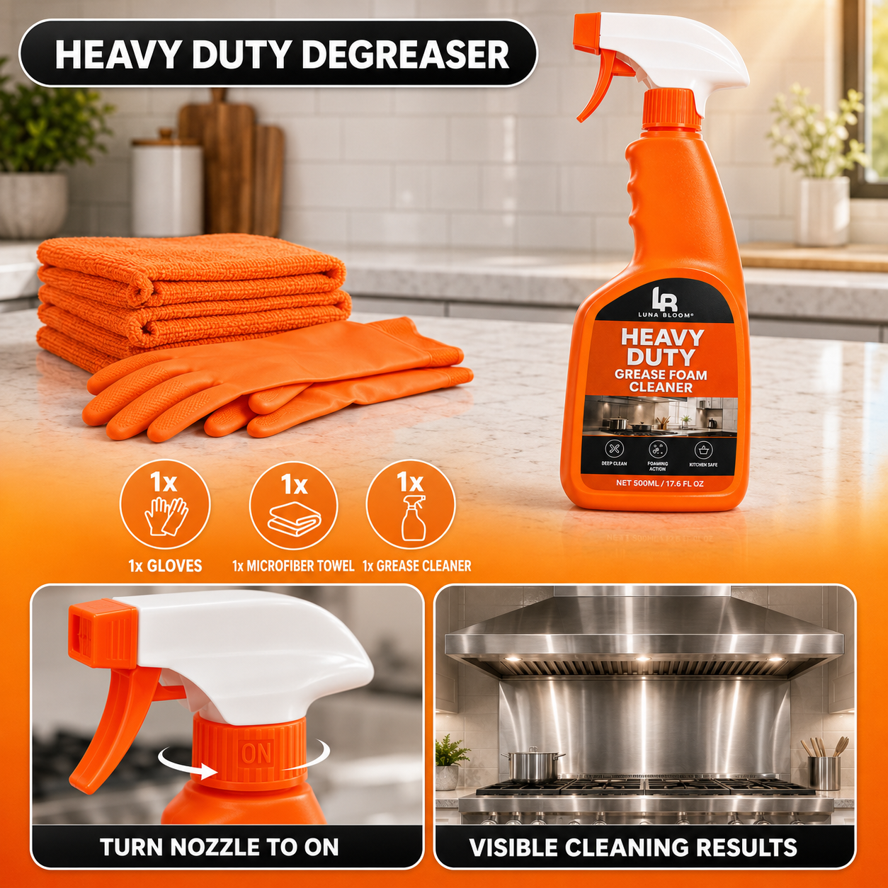 Luna Bloom Heavy Duty Foam Cleaner